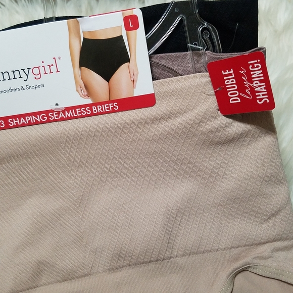 Skinnygirl 3 Shaping Seamless Briefs Double Layer - Picture 4 of 13